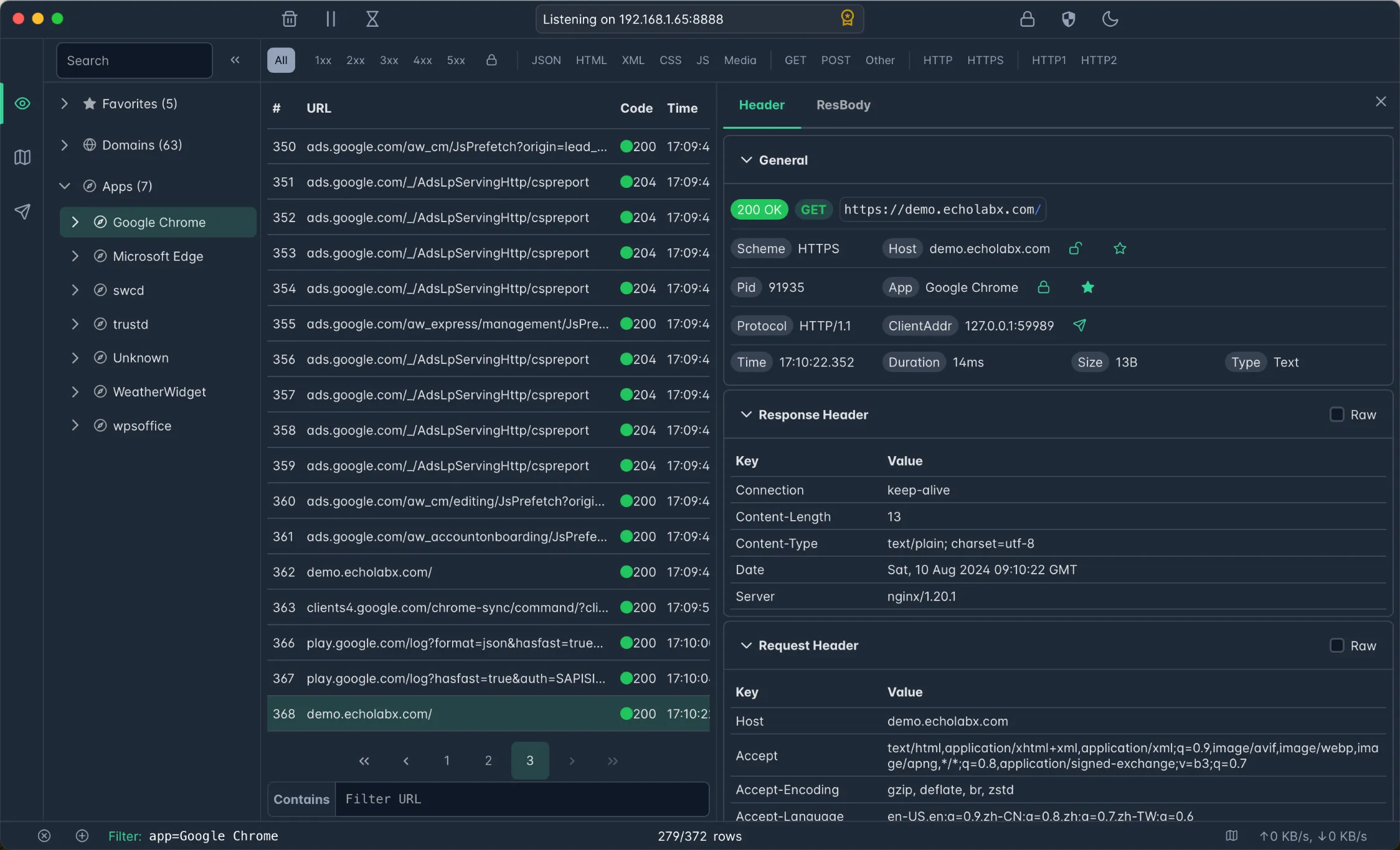 EchoProxy: Watch Proxy